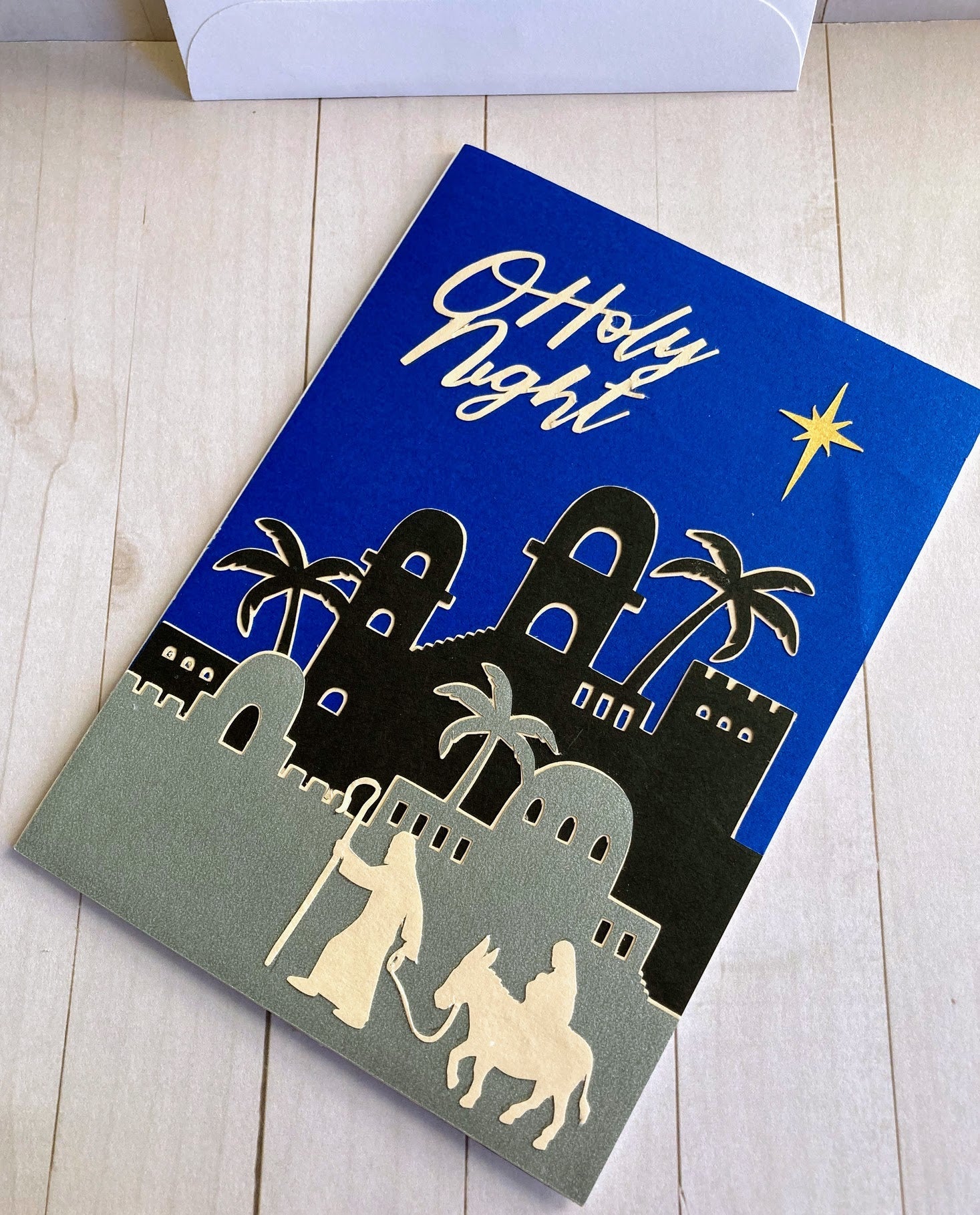 Handmade greeting cards with premium paper designs.