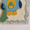 Baby Bird New Baby Card | Handmade Papercraft with Doily Sentiment