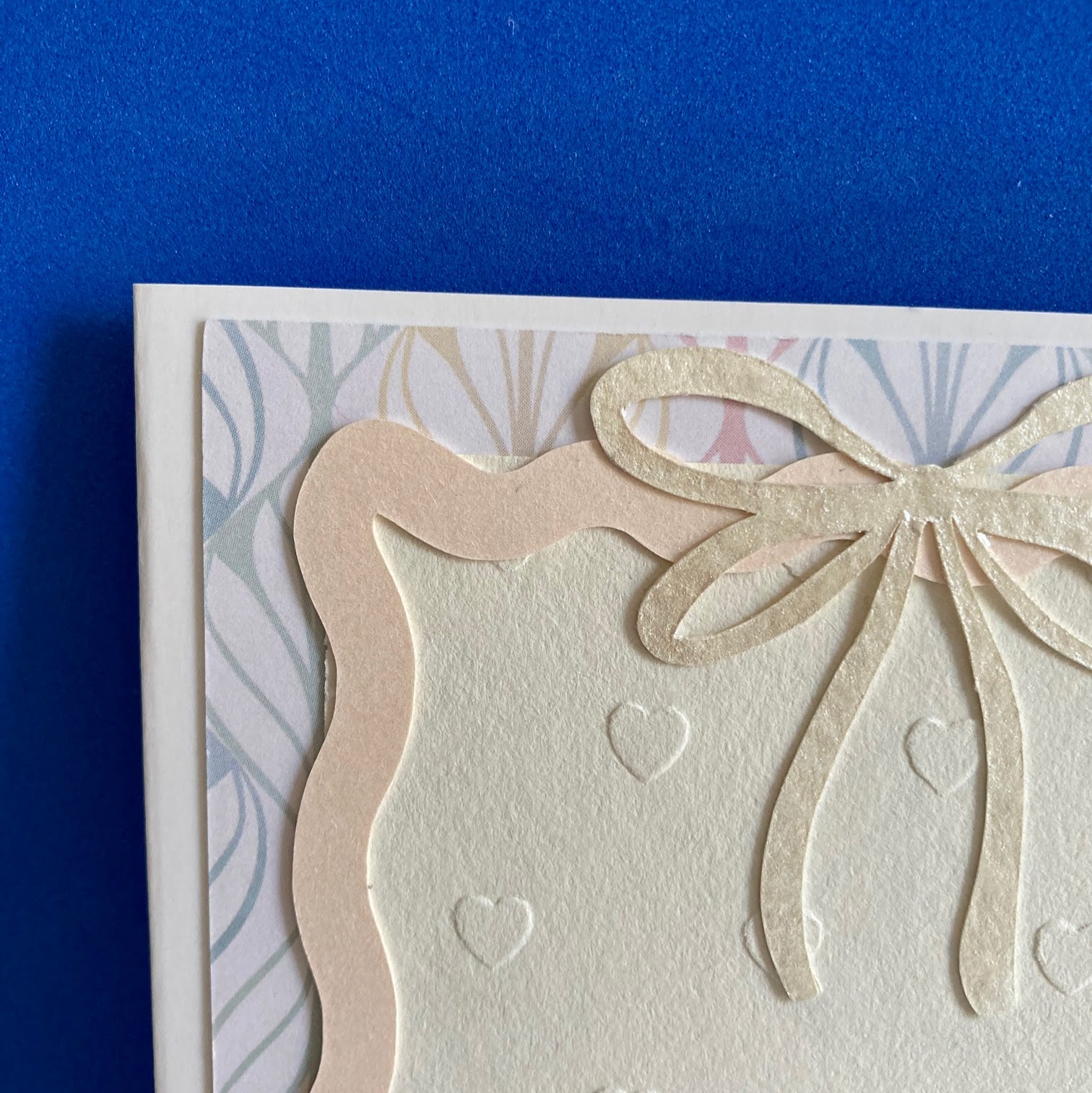Baby Bird New Baby Card | Handmade Papercraft with Doily Sentiment