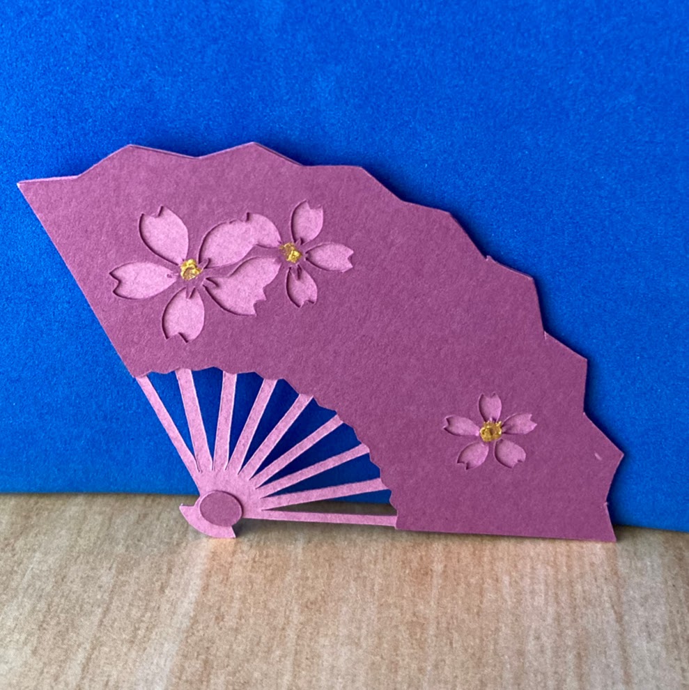 HAND FAN Paper - Handmade One Sided