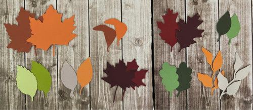 AUTUMN LEAVES Die Cuts - Pack 9 diseños
