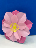 Handmade Paper Flower – Flower & Water Lilies