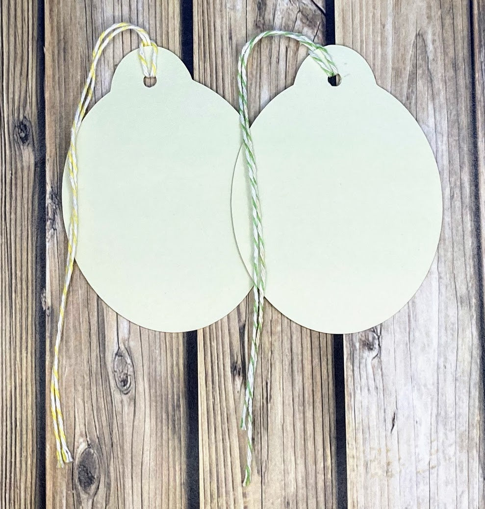 Lemon Tag with Twine Cotton Thread