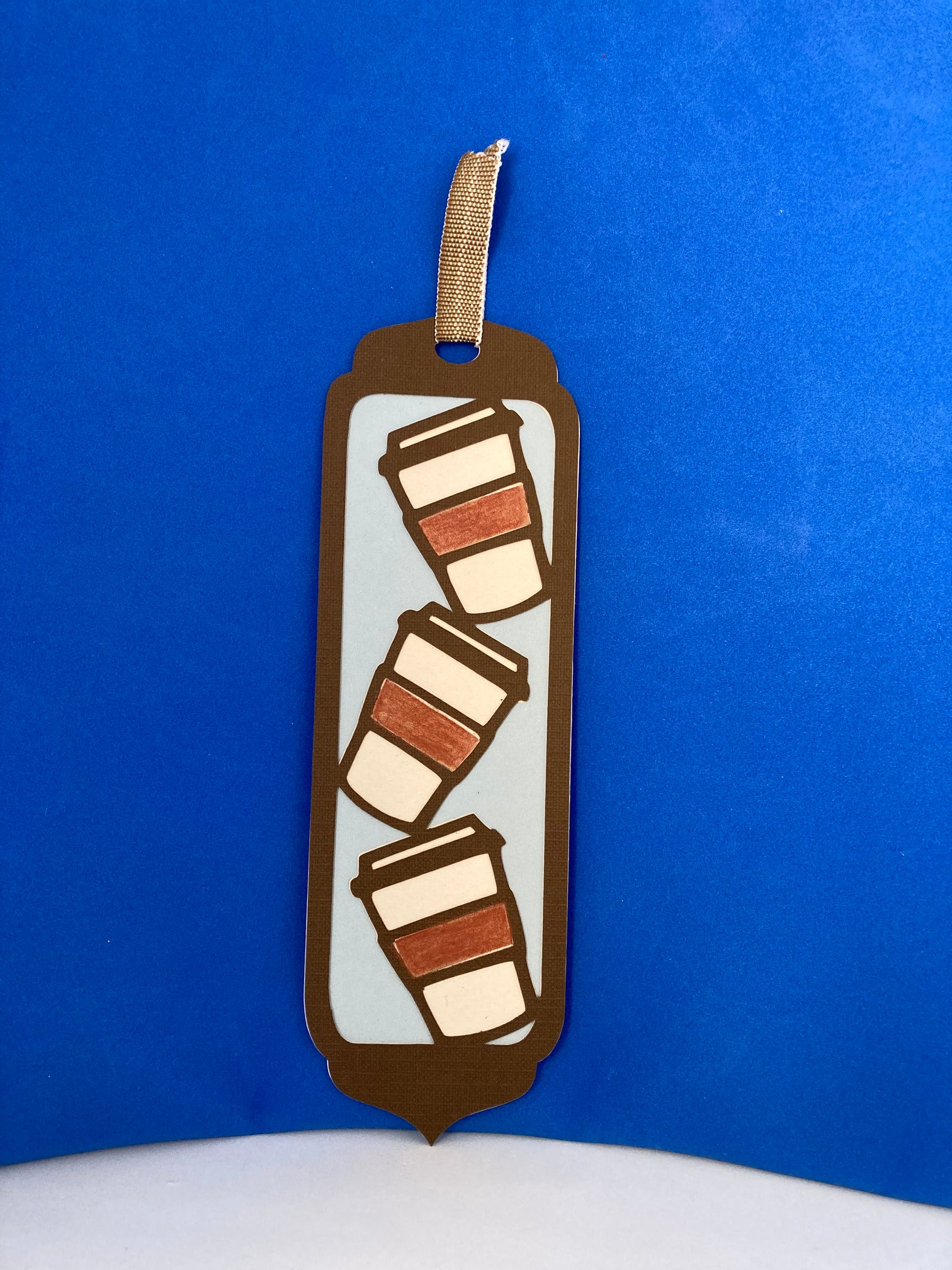 Coffee Bookmark Handmade Scrapbook