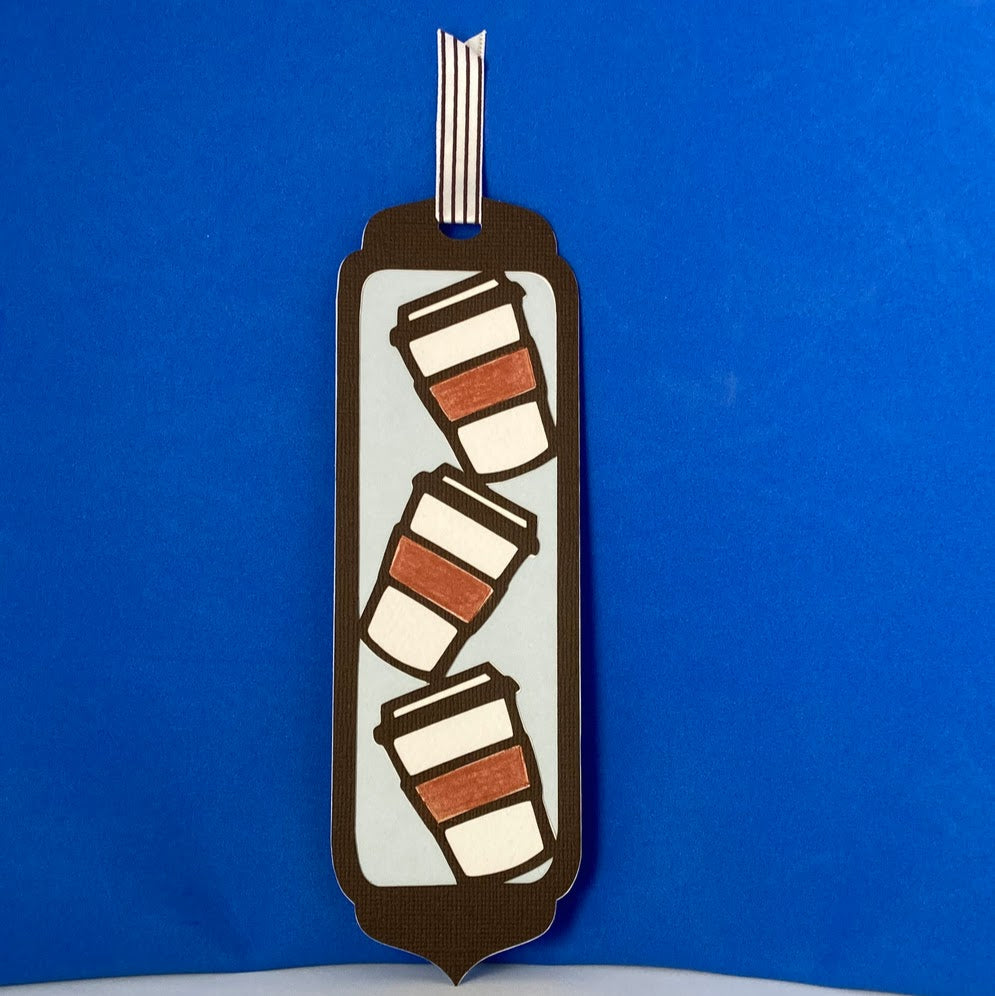 Coffee Bookmark Handmade Scrapbook