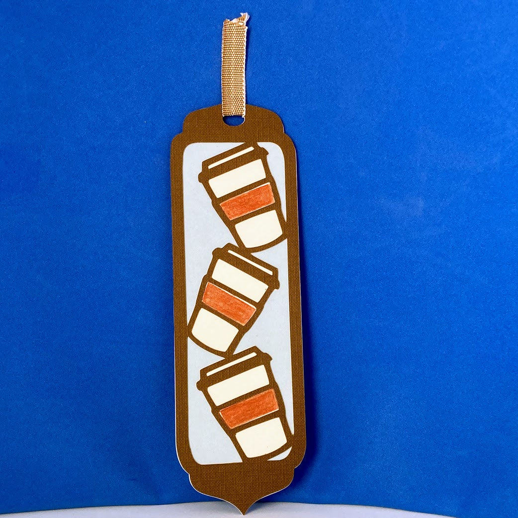 Coffee Bookmark Handmade Scrapbook