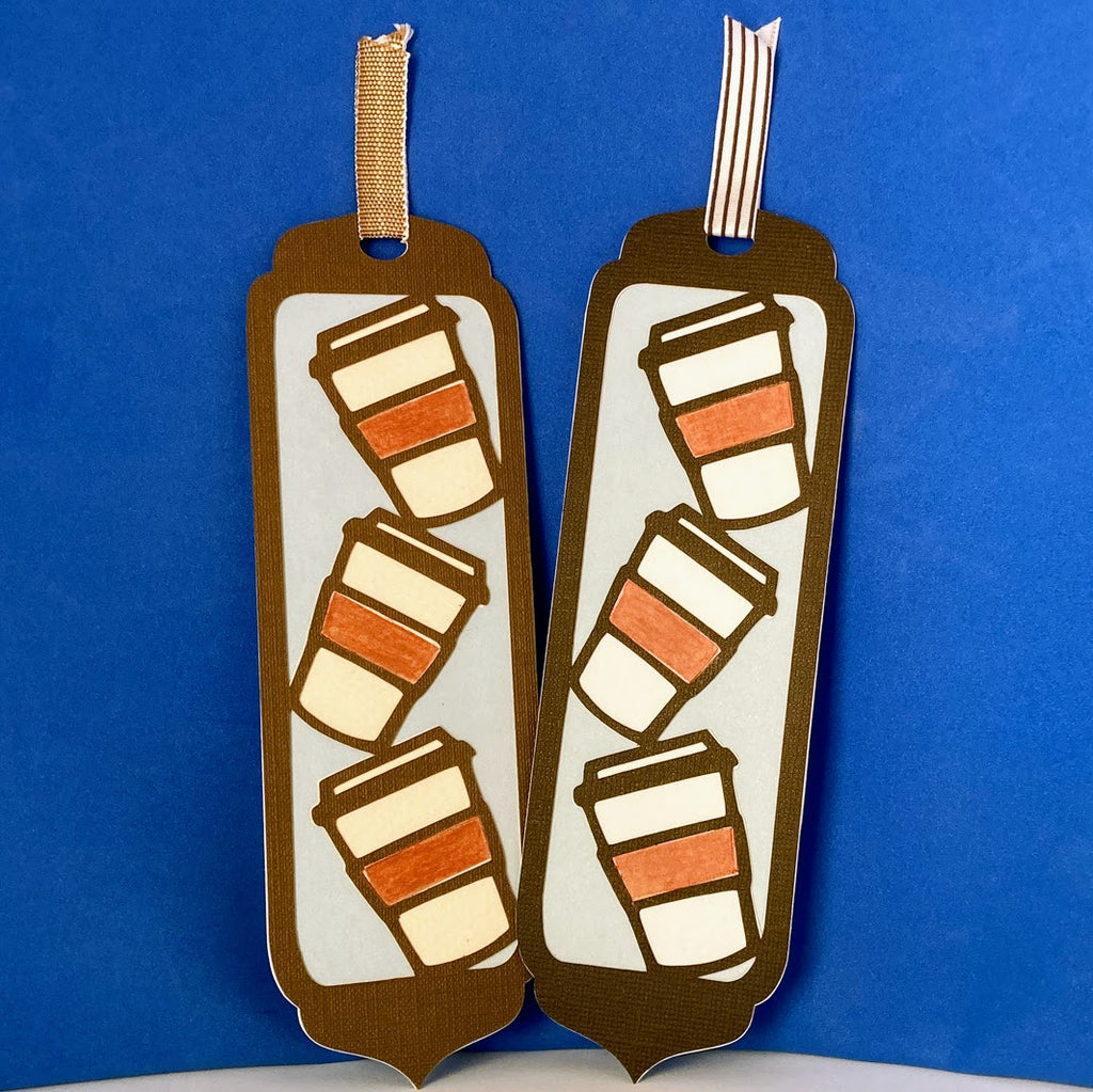 Coffee Bookmark Handmade Scrapbook