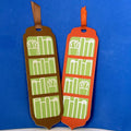 Bookmark with books - On a bookshelf