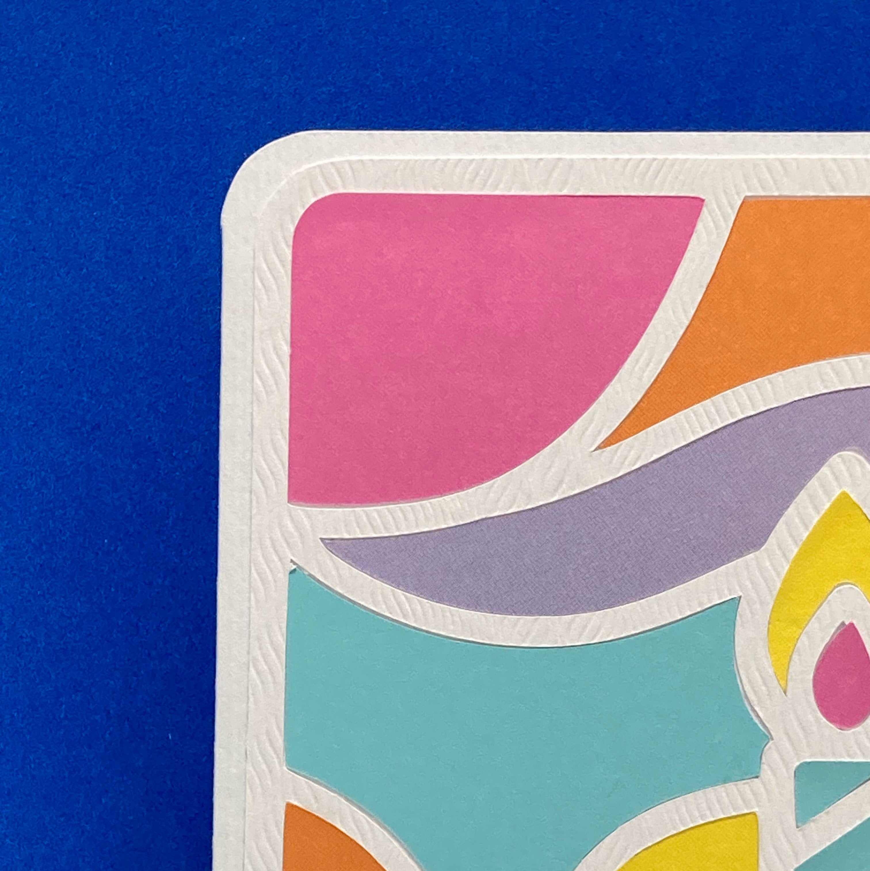 Birthday Cake Card - Mosaic Style
