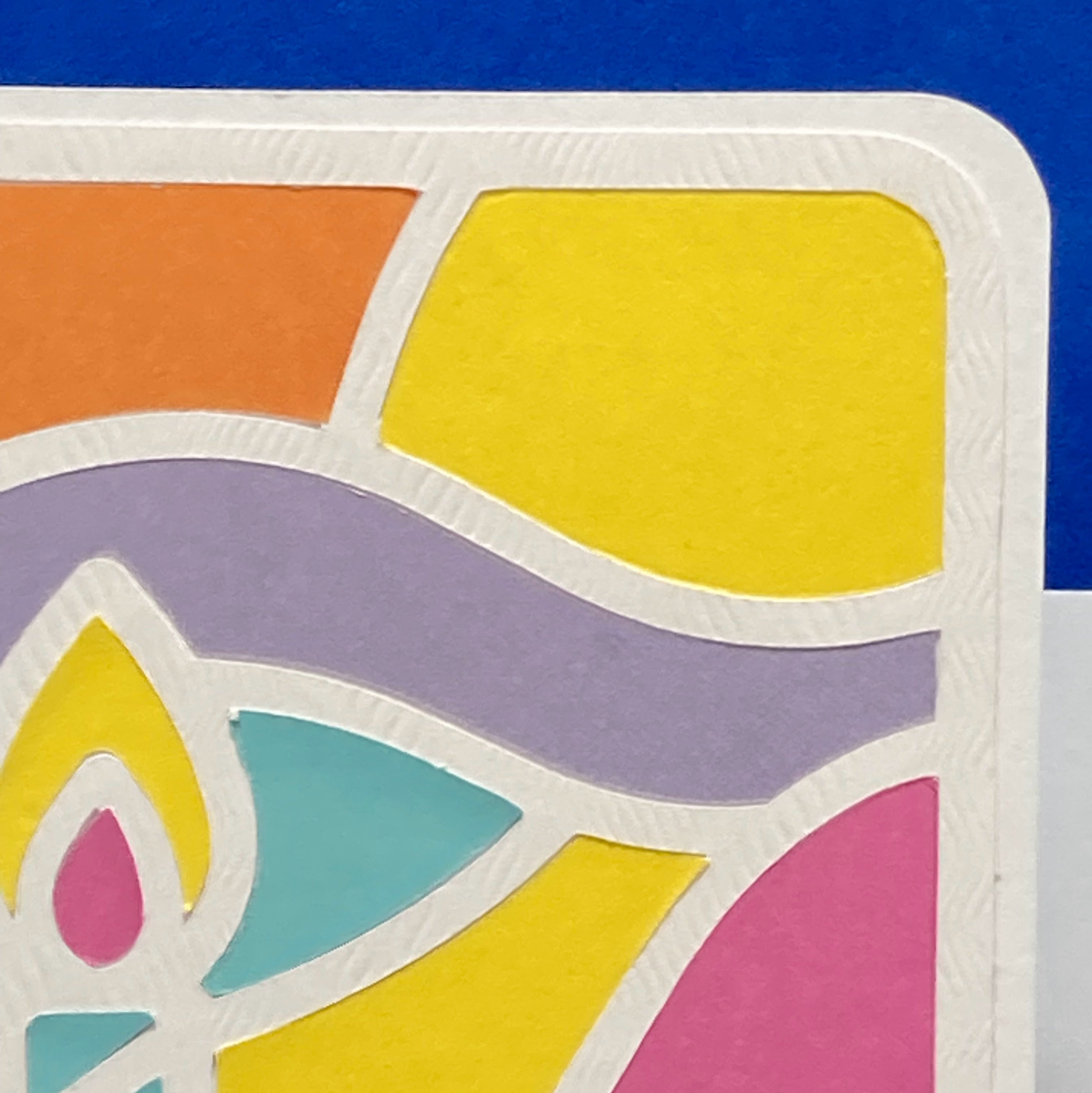 Birthday Cake Card - Mosaic Style