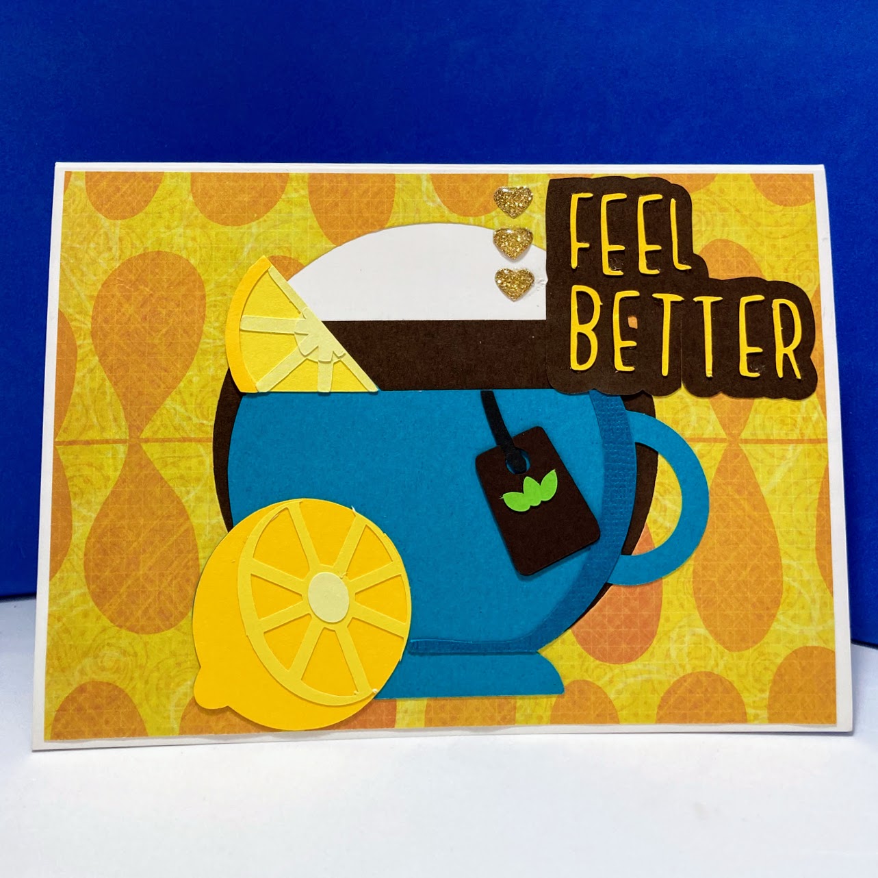 Feel Better Card with Lemon Tea
