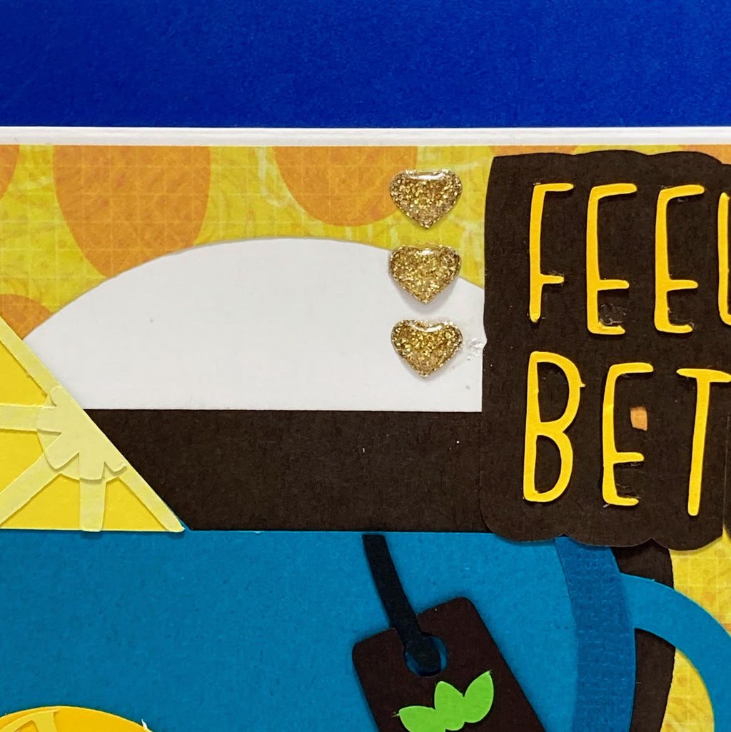 Feel Better Card with Lemon Tea