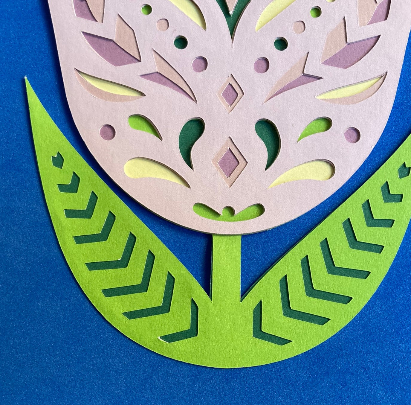 Mandala Tulip Multilayered Papercrafts