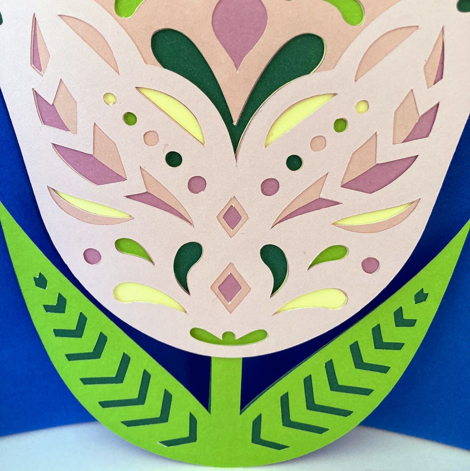Mandala Tulip Multilayered Papercrafts
