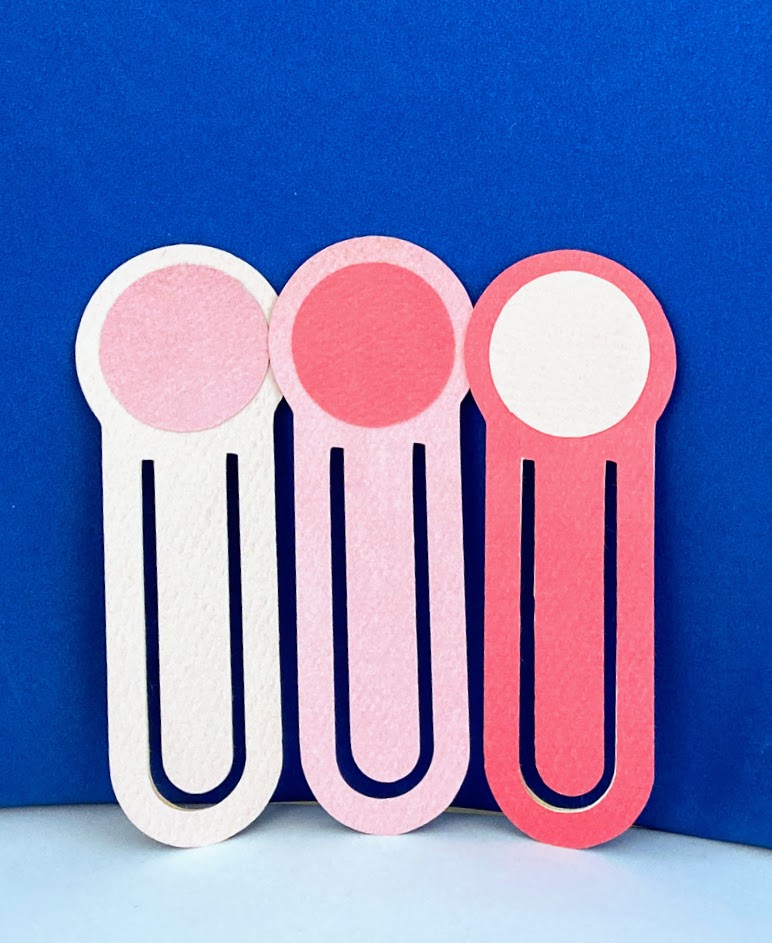 Heart and Round Page Markers – Handmade Trio