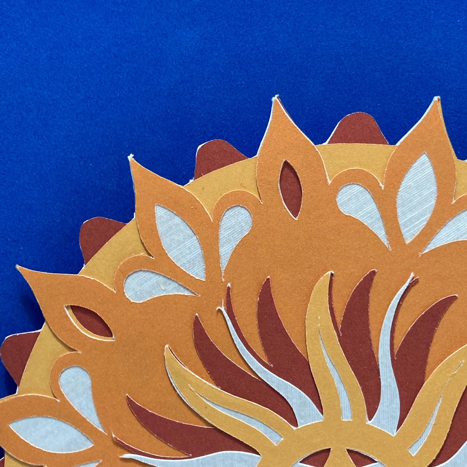 SUN MANDALA Handmade Multilayered Paper