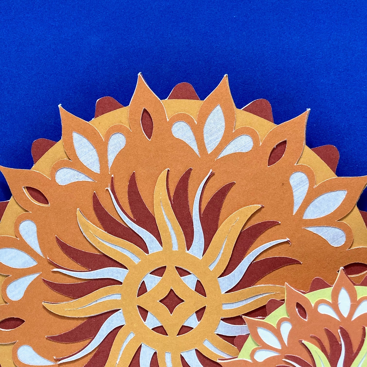SUN MANDALA Handmade Multilayered Paper
