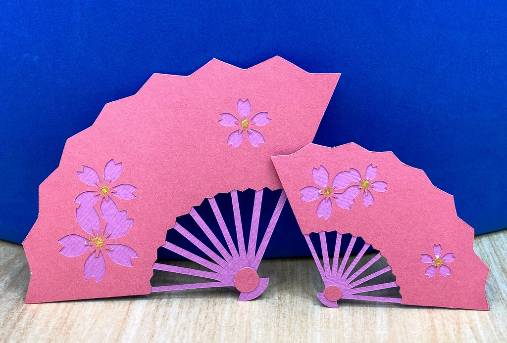 HAND FAN Paper - Handmade One Sided