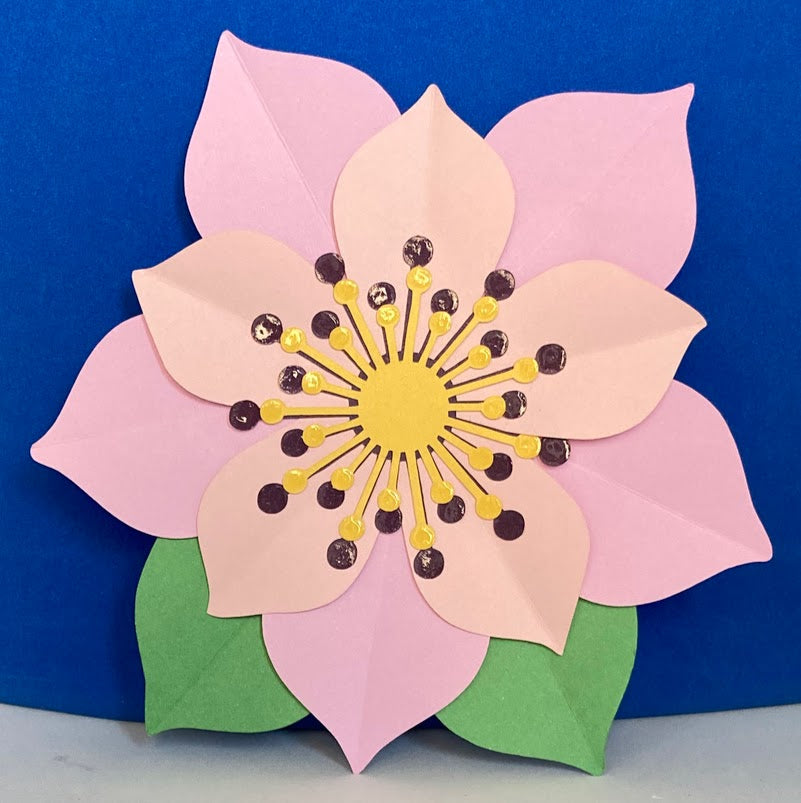 Handmade Paper Flower – Flower & Water Lilies